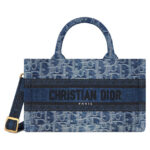 Christian Dior Mini Dior Book Tote Blue